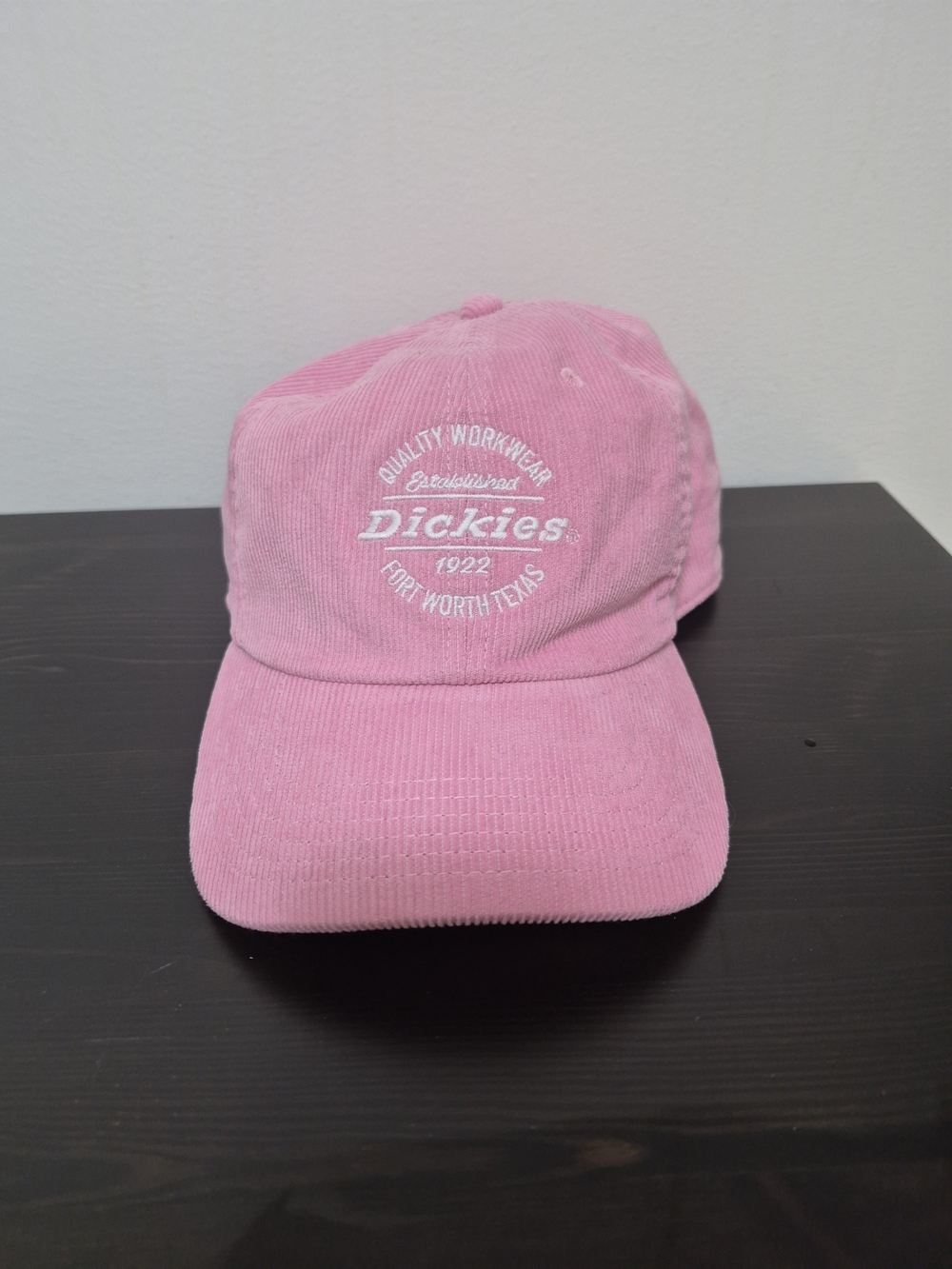 Dickies Pink Corduroy Baseball Cap